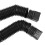 Flexible Gutter Downspout Extension 21-58in Drain Pipe Black 8