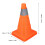 4PCS Foldable Orange Traffic Safety Cones 30CM Reflective Collars 2