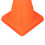 4PCS Foldable Orange Traffic Safety Cones 30CM Reflective Collars 9