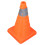 4PCS Foldable Orange Traffic Safety Cones 30CM Reflective Collars 14