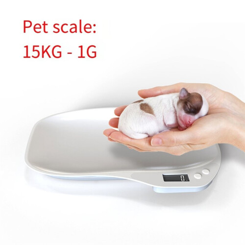 Small Digital Pet Scale Battery Operated LED Display  Electronic Pet Weight Scale Electronic Pet Scale Weighing Tool 1