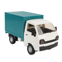 Camion radiocomandato a doppia porta 21x9 cm verde 500mAh luci