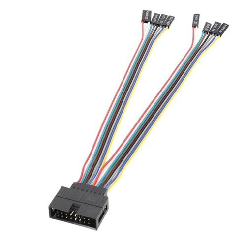 8Pin  Panel Switching Cable Switching Adapter Jumper, Server Chassis Adapter Cable for Ultramicro Server M76A