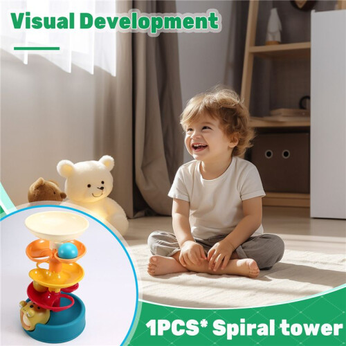 LittleDutch Spiral  - Endless Fun with Colorful Stackable Parts for Toddlers 2