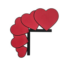 Nouveau Cadre de Porte en Bois pour la Saint-Valentin, Décoration D'Angle de Porte, Scène de Fête à la Maison, Disposition Du Salon