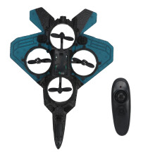 Blauer 2,4 GHz Kinder-RC-Drachen mit LED, 15 Minuten Flugzeit, 800mAh