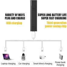 Multifunctional Electronic Whistle Rechargeable PE Teacher Football Referee Whistle Flashlight Supply Training 130db A