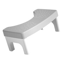 Taburete para inodoro para defecar 500.00g 380x220x170mm gris