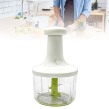 Coupe-légumes à pression manuelle 13.6 x 13.6 x 21 cm plastique
