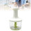 Multifunctional Hand Press Vegetable Chopper, Plastic, 13.6cm 1