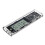 M.2 NVME/NGFF Dual Protocol SSD Enclosure Transparent Hard Drive Case USB3.2 with Intelligent Display  SSD Adapter 6