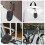 2pcs 4-Digit Combination Lock with 27.5 Inch Quickly Retractable Steel Cables Keyless Security for Bike,Ski, Stroller 5