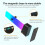 ARGB Synchronized  Card Bracket Vertical Transparent Illuminated ARGB Decorative Bracket Support 5V3Pin Fan 3