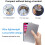 Foldable   Keyboard. Portable Ultra-Thin Multi-Device Wireless Keyboard. 66-Key Rechargeable Keyboard 3