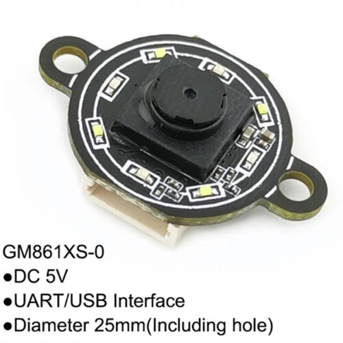 GM861XS-0 Small 1D/2D Bar Code QR Code DC5V Barcode Reader Module UART/USB Interface White Green LED for Android Linux