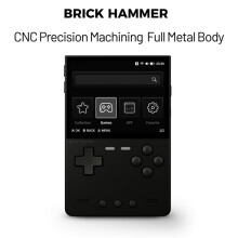 For TRIMUI BRICK Hammer Handheld Video Game Console 3.2 Inch 1024x768 IPS Screen Open Source Retro GamePad Black