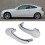 1pair for   W203 C-Class C230 03-07 Front Left and Right Door Pull Handles & 2Pcs Front Bumper Bracket End 3