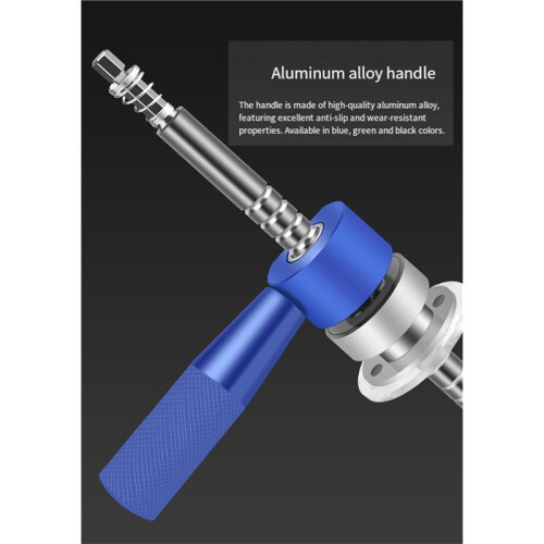 PVC Pipe Inside Cutter with Grit Wheel & Handle, Inside Pipe Cutter Tool, Adjustable Cutting Depth 1