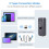Portable Small Handheld Wireless Barcode Scanner and  1D/2D QR Barcode Reader for Android (White) 6