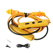 Earphone Ear Plugs for Work, Noise Suppression, Hearing Protection,Construction Sites, Noisy Places Orange