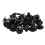20Pcs  Liner Push Clips Retainer with 50Pcs  Lined with Fasteners Rivet Snaps Decorative Panel Snaps 8