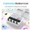 Ajazz AKP05 Mechanical Macro Keyboard Multifunction Desktop USB  Keyboard Multimedia StreamDock Office Laptop Controller B 5