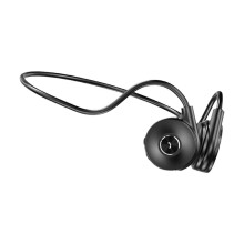 M1 Nouveau Casque à Conduction Osseuse Casque Sans Fil Stéréo pour Course à Pied, Sport, Batterie Longue Durée, Noir
