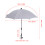 Grey Baby Parasol with Universal Clamp 1