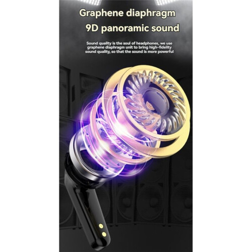 In-Ear Full-Color Touch Screen Wireless Long-Life Noise Reduction  Headset with  Watch Function Headset