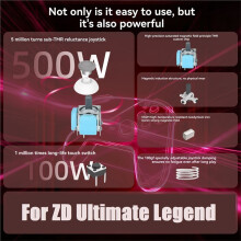 TMR Joystick Kit for ZD Legend Gamepad 2nd Gen Angle TMR Joystick+Joystick Cap TMR Electromagnetic Joystick B