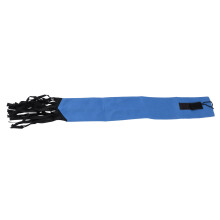 Borsa protettiva per la coda del cavallo in tessuto non tessuto, con frange, colore blu