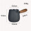 Handcrafted Cast Iron Teapot for Open Flame Brewing - Side Handle Tea Kettle for Boiling Coffee,and Steeping 6