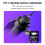 Microphone de jeu USB Rose 192kHz 24bit Éclairage RGB Microphone cardioïde kit 5