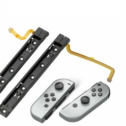 1PC Replacement Right and Left Slide Rail with Flex Cable for   Console  NS Accessories