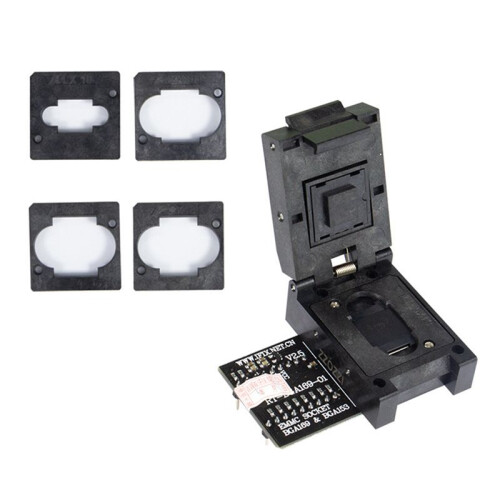 RT-BGA169-01 BGA169 / BGA153 EMMC Adapter V2.5 con 4 Pezzi BGA Bounding Box per Programmatore RT809H