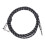 Cable de guitarra de 6.5 mm 3 m ángulo recto recto negro 3
