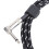 Cable de guitarra de 6.5 mm 3 m ángulo recto recto negro 6