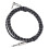 Cable de guitarra de 6.5 mm 3 m ángulo recto recto negro 12
