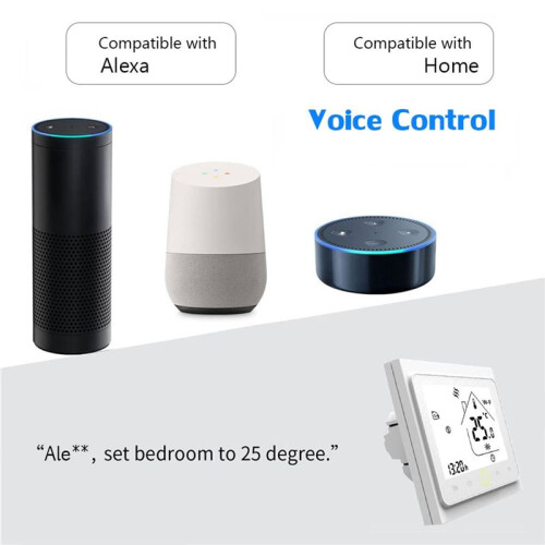 WiFi  Thermostat Temperature Controller for  Home, Alexa, Tuya Boiler Floor Heating