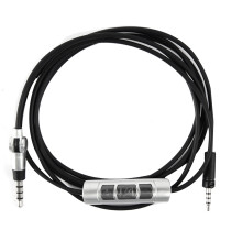 Replacement Audio Cable for MOMENTUM Headphones Cord Headsets Connecter Audio Cable with Mic Remoter-Black