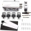 Electronic Door Lock,  Wireless Anti-Theft Home Security Door Lock Access Control System with 4 Remote Controls 7