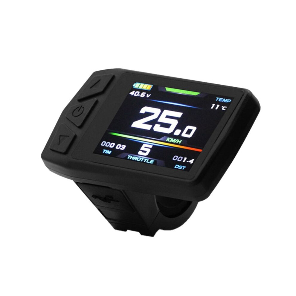 Ebike Display For Kt Tf01u 24V 36V 48V Intelligent Colorful Lcd Meter Waterproof Sm Connector Electric Biycle Meter 6131797864187
