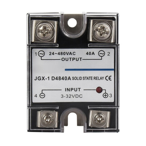 Single Phase Solid State Relay Single Phase SSR  Control AC Solid State Relay 40A