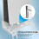 Wall Mount Storage Bracket Space-Saving Stand with Gamepad and Headphone Holder for   5 Slim White 6
