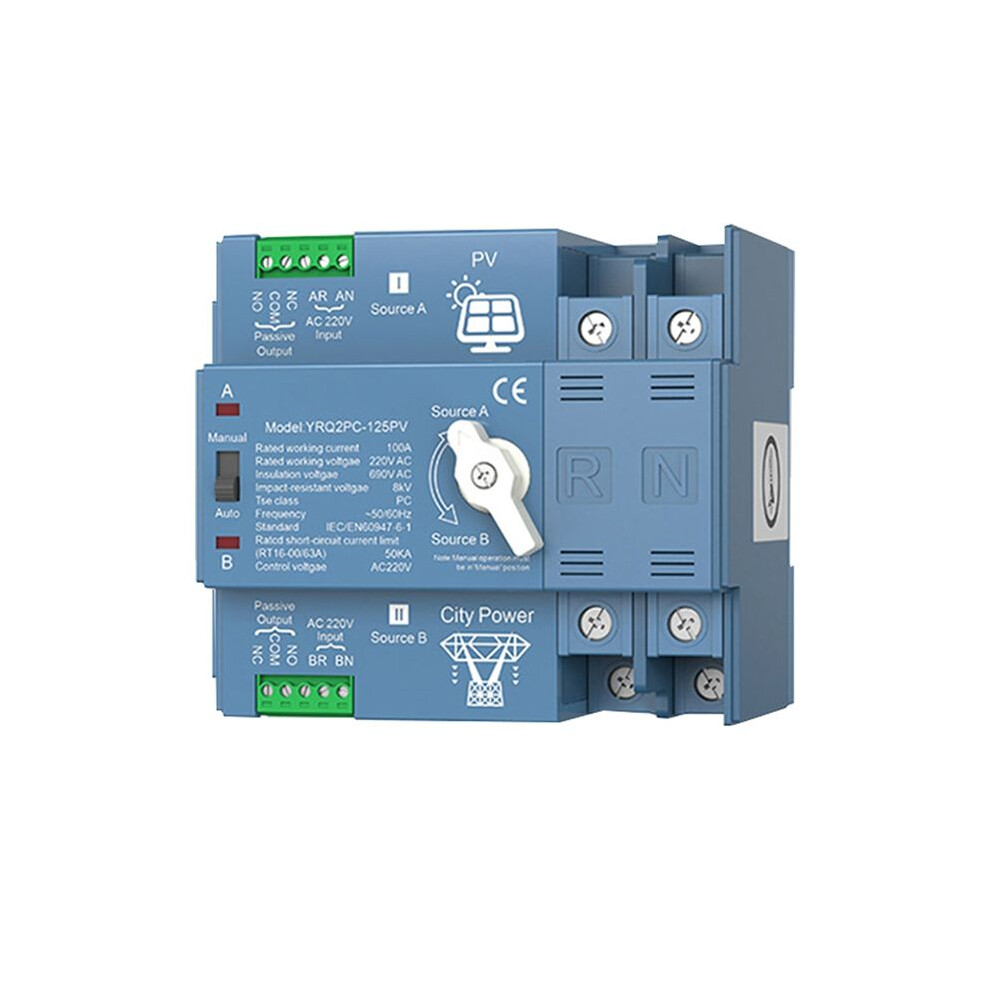 Ats Dual Power Automatic Transfer For Generator Or Pv To City Power Changeover Solar Inverter,A 4713455426498