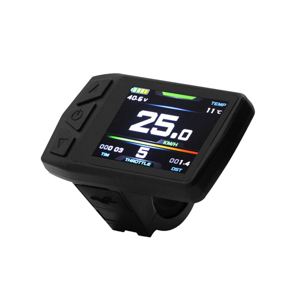 Ebike Display For Kt Tf01u 24V 36V 48V Intelligent Colorful Lcd Meter Waterproof Joint Electric Bicycle Meter 6032031520435