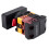 AC 220V Yellow Light -OFF START STOP Momentary Push Button  1 NO 1 NC 5