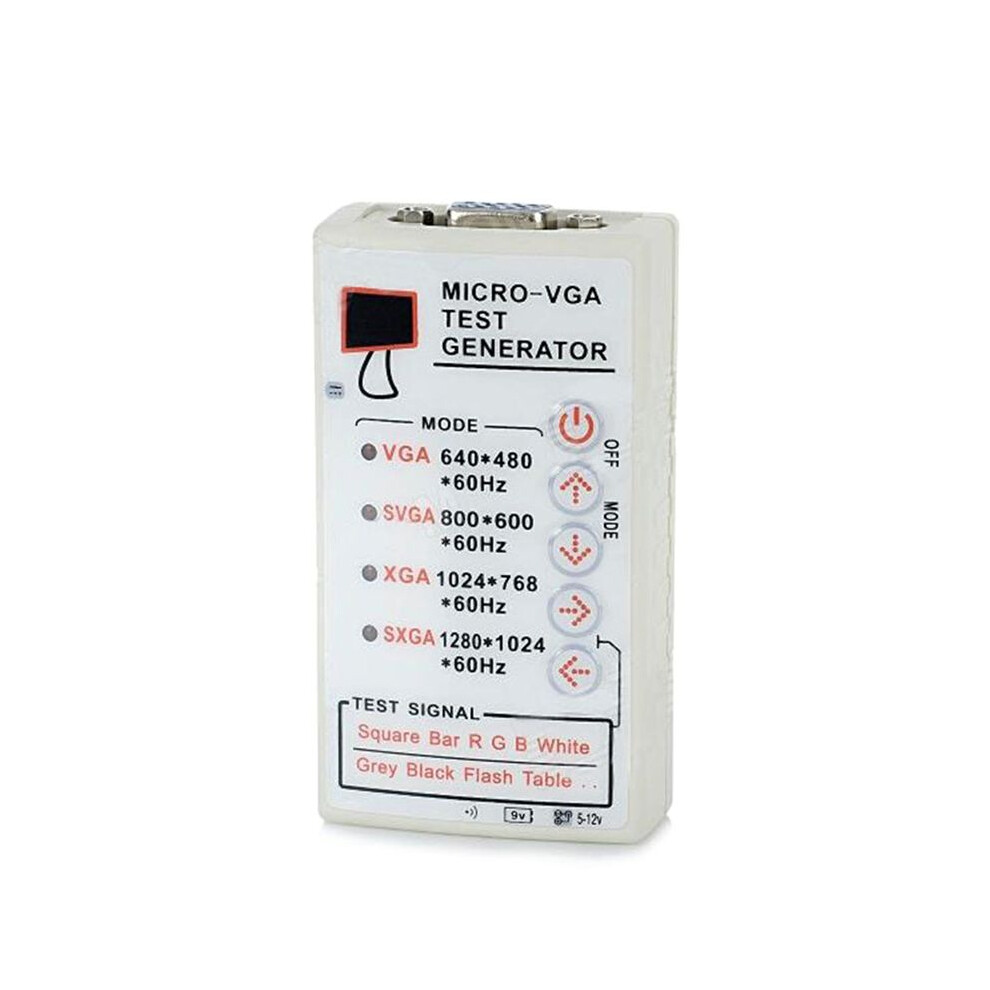 Svga Xga Vga Generator Signal Source Tv Lcd Screen Crt Projector Color Display Monitor Tester Tool Maintenance Detector 6033268234508