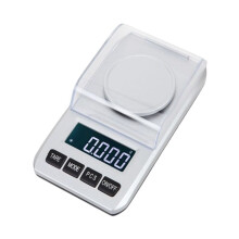 Silver 50g Portable Electronic Scale 0.001g High Precision Bag Jewelry Diamond Gemstone Balance Electronic Scale