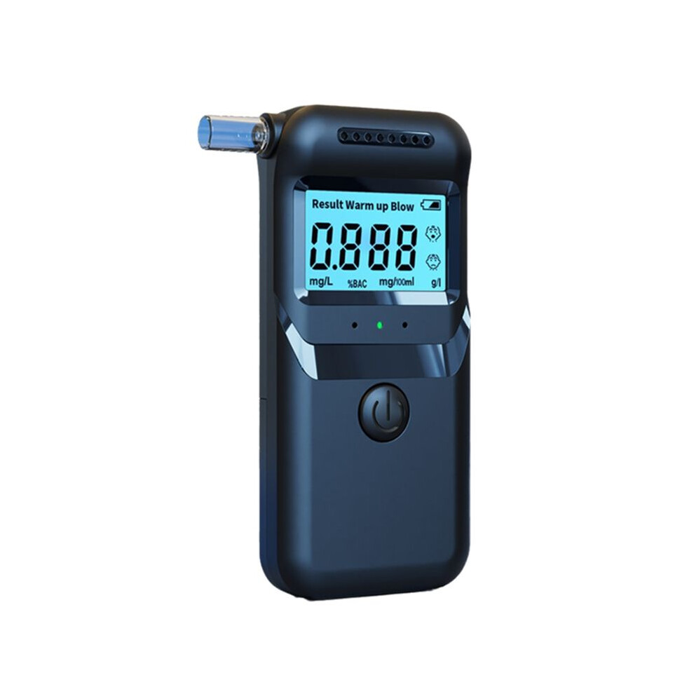 Digital Alcohol Tester Alcohol Breath Detector Breathalyzer With 5 Mouthpieces Lcd Display Drunk Driving Tester 4712108984118